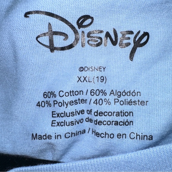 Disney “Just Keep Dreaming” Mickey Mouse Crochet Patch Tee – XXL Vacation Summer - Picture 6 of 6